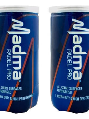 2 Tubos De 2 Pelotas De Padel Madma Padel Pro All Court