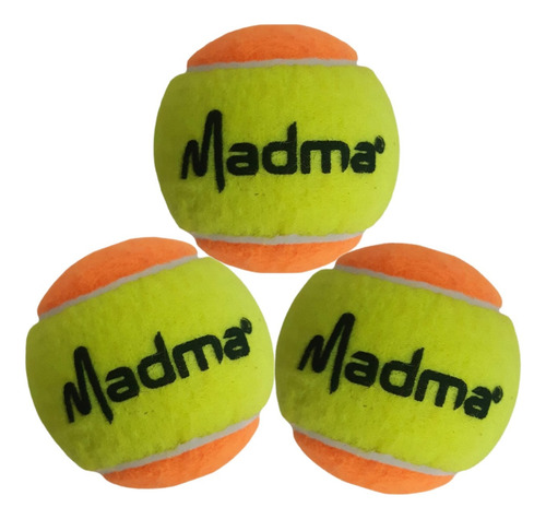 Caja 3 Pelotas De Tenis Madma Baja Presión - Image 5