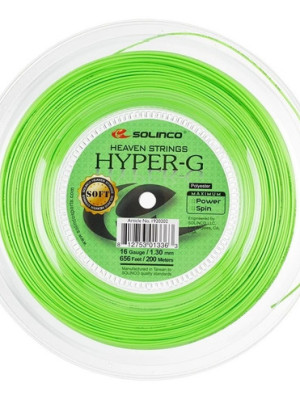 Rollo Cuerda Tenis Solinco Hyper G Soft 1.30 Mm + Regalo