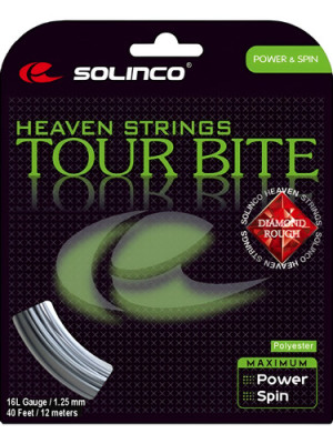 Set Individual De Cuerda De Tenis Solinco Tour Bite Diamond Rouge