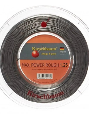Rollo Cuerda Kirschbaum Max Power Rough 1.25 + Regalo+6ctas
