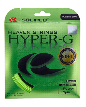 Set Individual De Cuerda Tenis Solinco Hyper G Soft 1.25 Mm