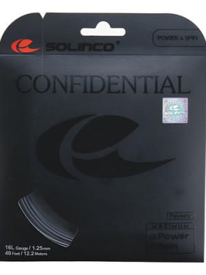 Set Individ Rollo Cuerda Raqueta Tenis Solinco Confidential