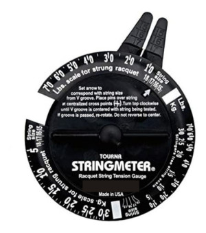 Medidor Tension Tourna Encordados Raquetas Tenis y Squash