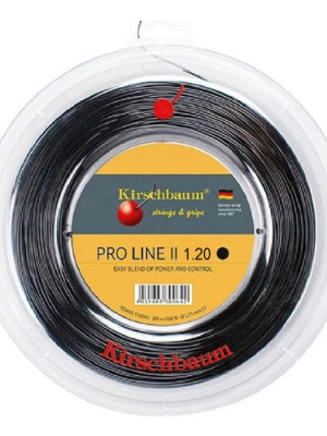 Rollo Cuerda Tenis Kirschbaum Pro Line 2 Black 1.20 + Regalo