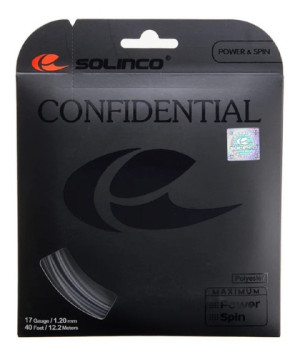 Set Individ.  Cuerda Raqueta Tenis Solinco Confidential 1,20