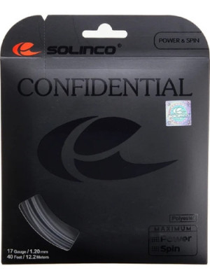 Set Individ.  Cuerda Raqueta Tenis Solinco Confidential 1,20