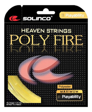 Set Individual De Cuerda Raqueta De Tenis Solinco Poly Fire