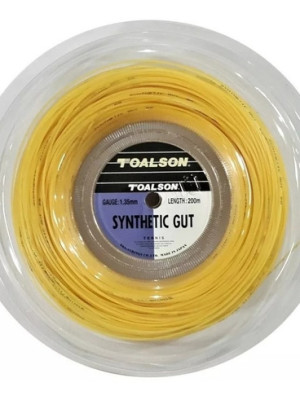 Rollo Cuerda Toalson Synthetic Gut Amarillo Raqueta Tenis