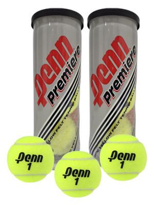 2 Tubos De 3 Pelotas De Tenis O Padel Penn Premiere
