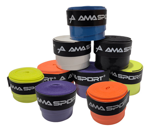 Overgrip Cubregrip Liso Soft Amasport X 9 Unidades Mixtos