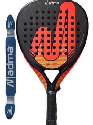 Paleta De Padel Madma Pro Label 2.3 Carbono + Protector