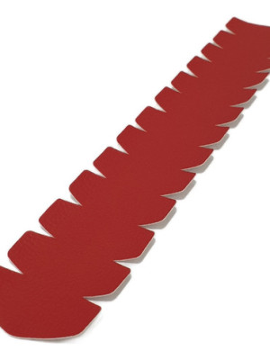 Protector Dentado Adhesivo Texturado Paleta Padel Rojo