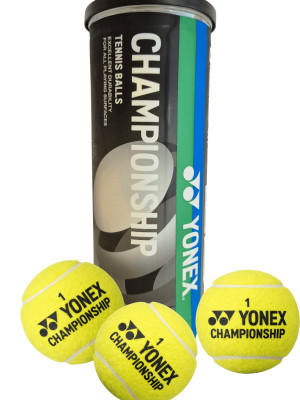 Tubo de 3 Pelotas de Tenis Yonex Championship