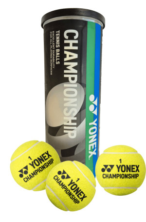 Tubo de 3 Pelotas de Tenis Yonex Championship