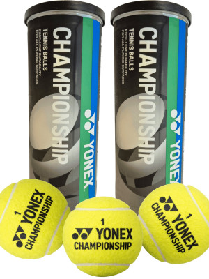 2 Tubos de 3 Pelotas de Tenis Yonex Championship