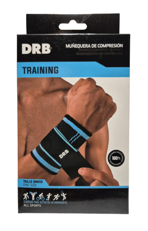 Muñequera Elástica Ajustable de Compresión DRB
