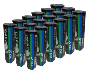 Caja de 18 Tubos de 4 Pelotas de Tenis Yonex Tour Platinum
