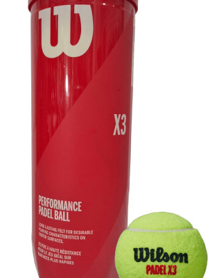 Tubo de 3 Pelotas de Padel Wilson Performance