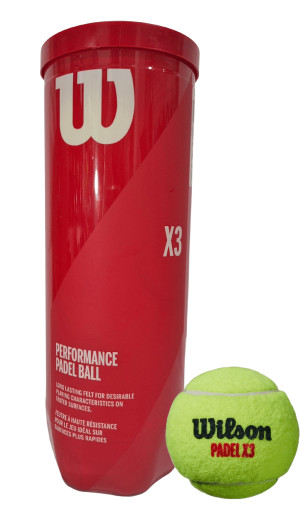 Tubo de 3 Pelotas de Padel Wilson Performance