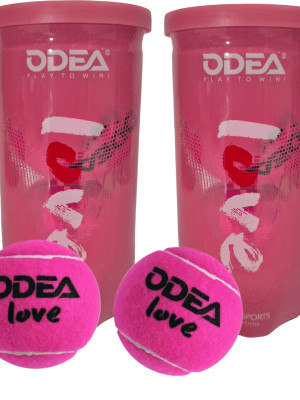 2 Tubos de 2 Pelotas de Padel Odea Padel Love