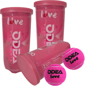 3 Tubos de 2 Pelotas de Padel Odea Padel Love